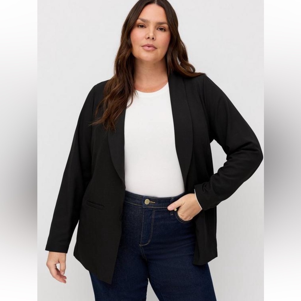 NWT Torrid Black Blazer - Picture 2 of 6